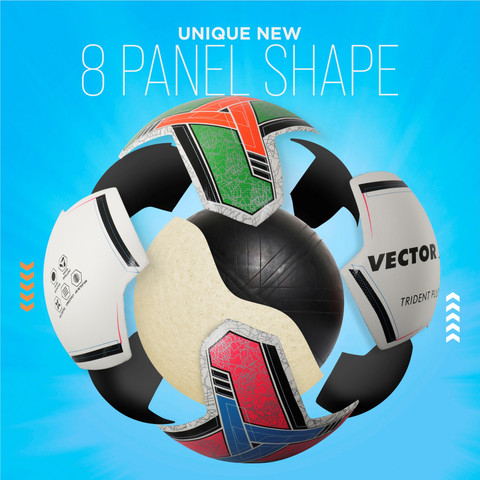 VECTOR X Trident Plus 8 Panel Thermofusion Emboss PU FIFA Quality