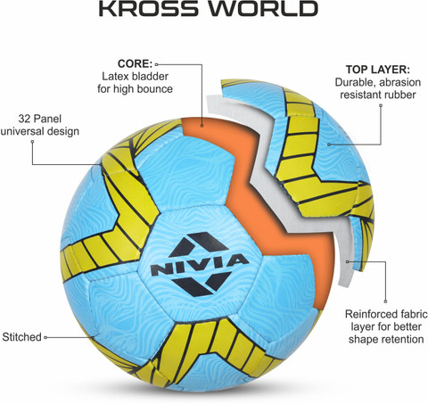 NIVIA Kross World (Argentina) Football - Size: 5 - Buy NIVIA Kross