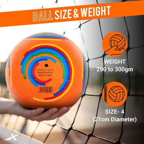 VECTOR X Glider Indoor Outdoor Ball Rubberized Moulded Volleyball
