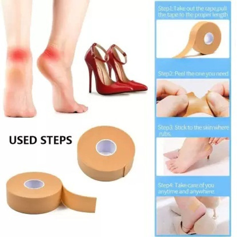 DIOXIT Heel Grip Tape Waterproof Foot Care Sticker Rolls to