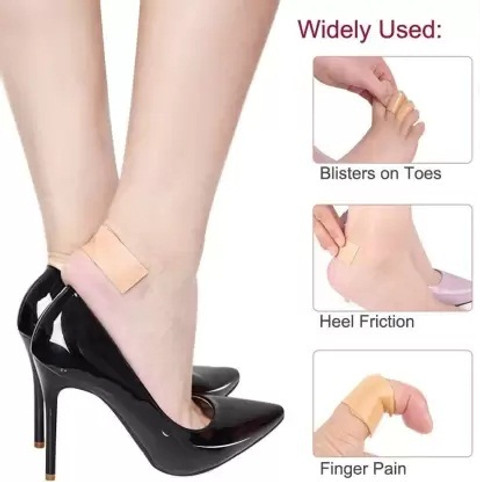 DIOXIT Heel Grip Tape Waterproof Foot Care Sticker Rolls to Prevent Toe  Blister Chafing Kinesiology Tape