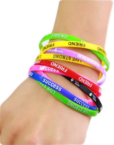 Tickles Silicone Friendship Band for Friendship Day, Free Size Boys Girls