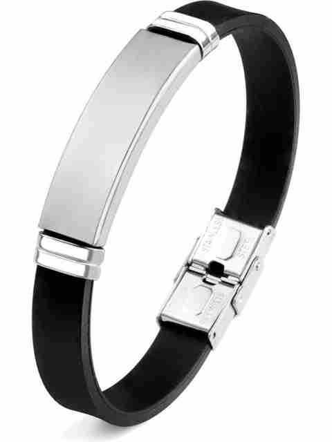 Vivity Stainless Steel Silver Bracelet - Image 5