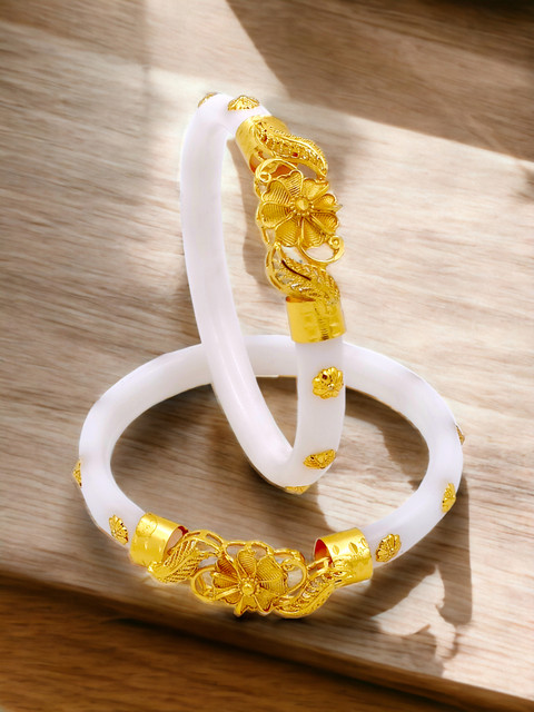 jill fashion Plastic Gold-plated Shakha Pola Price in India Buy