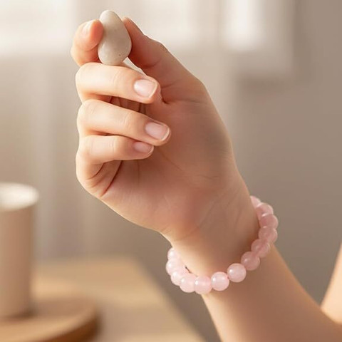 Rose Quartz Crystal Bracelet