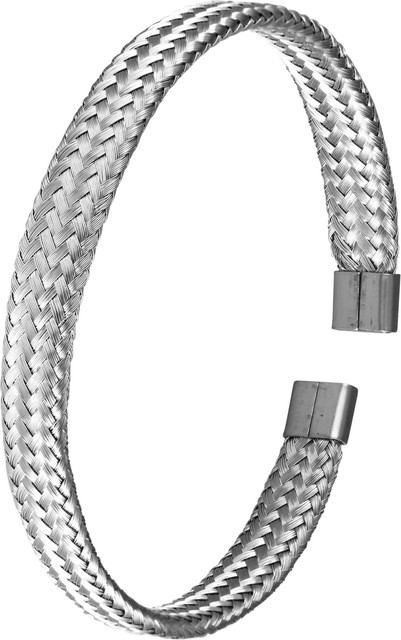 Miami Brass, Metal, Copper, Alloy, Steel, Stainless Steel Cubic Zirconia,  Diamond, Crystal Sterling Silver, Titanium, Platinum, Silver Bracelet