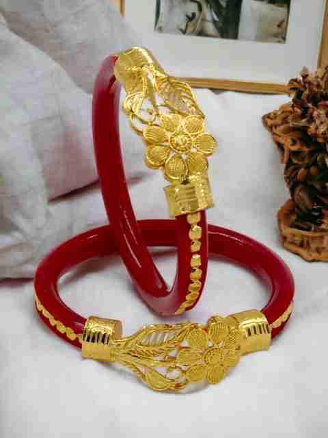 Mukh Pola Design With Price Jill Fashion Plastic Gold-plated