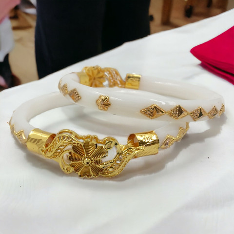 Gold Bracelet Sakha Design SUNISKA Plastic Gold-plated Shakha