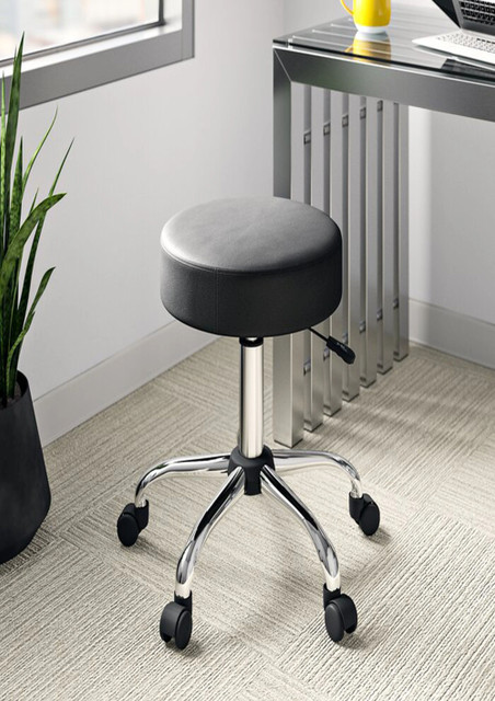 Trends Doctor Stool with Adjustable Height, Wheels For Home