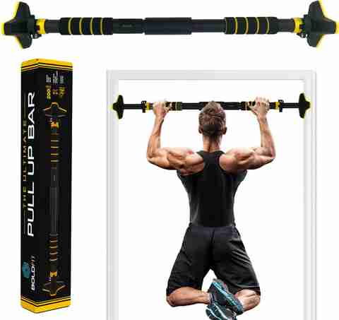 BOLDFIT Pull Up Bar For Home Wall Chin Up Bar For Home Workout