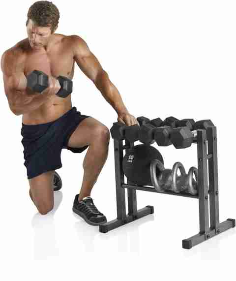 Allyson Fitness ADJUSTABLE MINI DUMBBELL RACK STAND AT