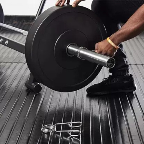 SanR Olympic International Spring Lock,Barbell Spring Collar Clip 2Pcs for  50MM Rod Multi-training Bar