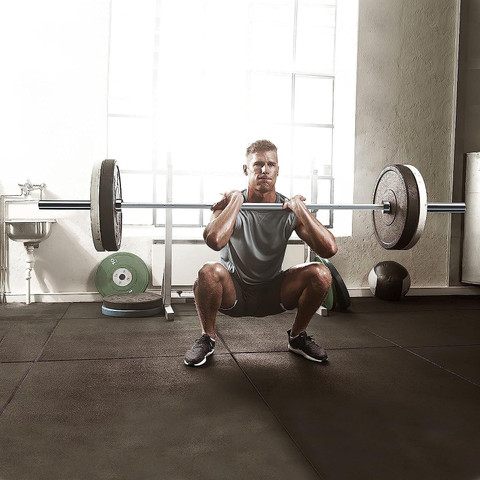 Konark Feet Olympic Barbell Rod Bench Deadlift Training 28mm Dia