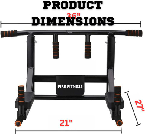 FIRE FITNESS 3in1 multi station pull up bar for home,dip station
