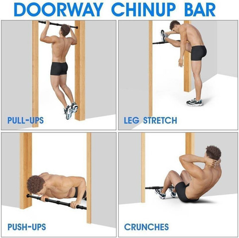 NV COLLECTION Height Increase Door Pull Up Gym Bar/Chin Up Bar