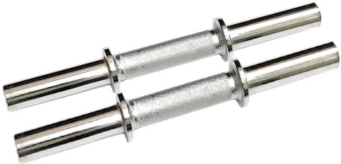 Dinetic Dumbbell Rod 28 mm 14 INCHES Heavy with Spring Collars Weight  Lifting Bar