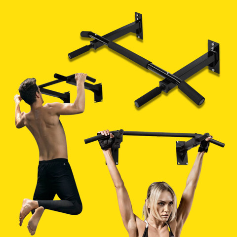 HASHTAG FITNESS chinup bar wall mount gym equipments for height increase  Pull-up Bar