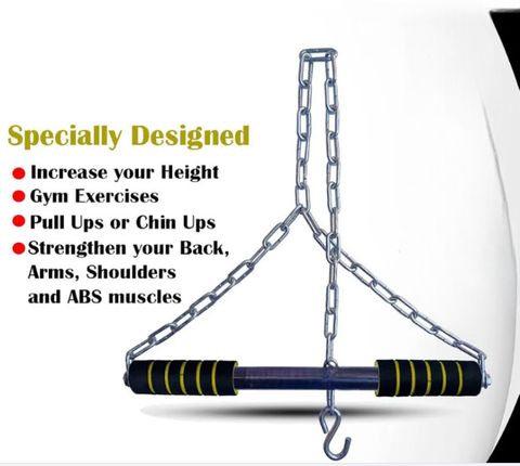 UKARUS Chin-Up Bar Hanging Rod for Back, Biceps & Height Growth - Image 6
