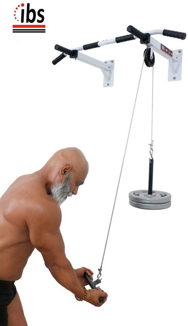 IBS Heavy Duty with Top Pulley Wall Mounted Pull Body Building