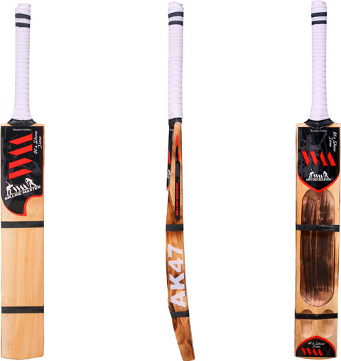 Willow master AK47 Hard Tennis Triple Blade Kashmir Willow Cricket