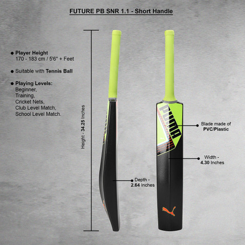 PUMA Future PB SNR 1.1 PVC/Plastic Cricket Bat For 15+ Yrs - Buy PUMA  Future PB SNR 1.1 PVC/Plastic Cricket Bat For 15+ Yrs Online at Best Prices  in India - Cricket | Flipkart.com