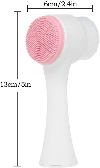 TOUCH 2 in 1 Body and Face Wash Brush T… Buy T TOPLINE Face Brush 2 in 1, Facial Cleansing