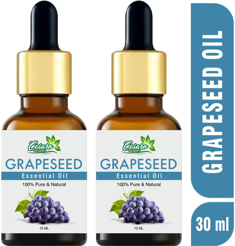 Feelia Bio Traubenkernöl Kaltgepresst – Leicht, Schnell Einziehend, Für Haut & Haar
