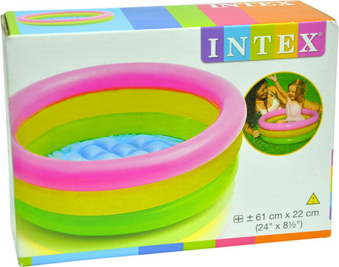 INTEX Water Tub Inflatable Pool 2ft Diameter Baby Bath Seat Price