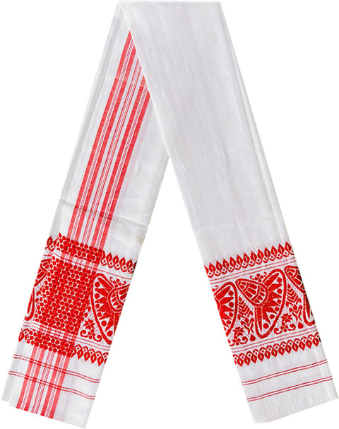 ASSAM-MART Poly Cotton Self Design Men, Women Shawl