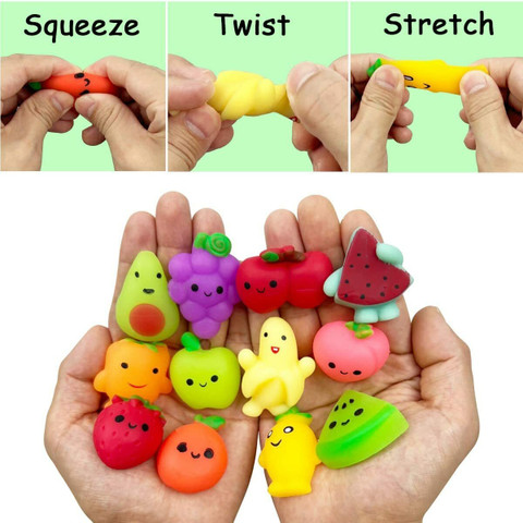 ANABGI Squishies Mochi Squishy Toys Stress Relief Toys for Kids Boys Girls  Bath Toy