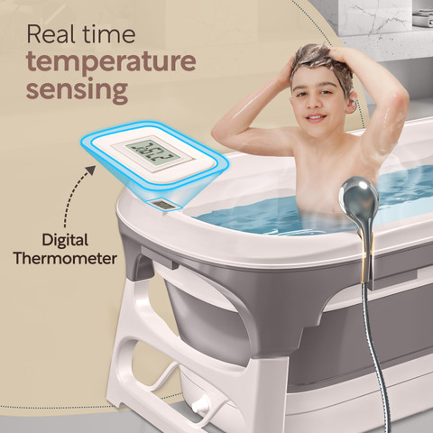 LuvLap Super Large Mother Baby Bath Tub, Folding Type Bath tub