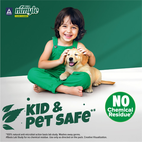 Nimyle ITC's Eco Friendly Floor Cleaner Liquid, Herbal, 99.9% Anti