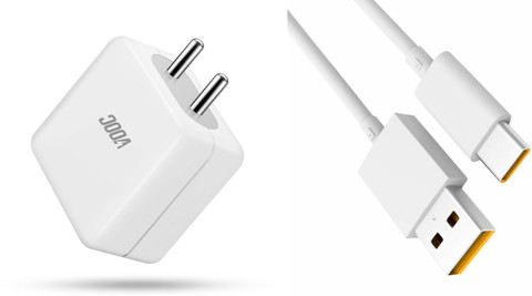 MIFKRT 30 W A Wall Charger for Mobile with Detachable Cable