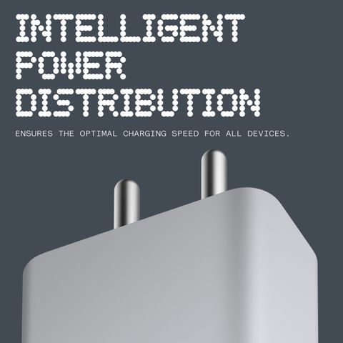 CMF by Nothing 65 W GaN Multi-pin Wall Charger for Mobile (Light Grey) - Image 6