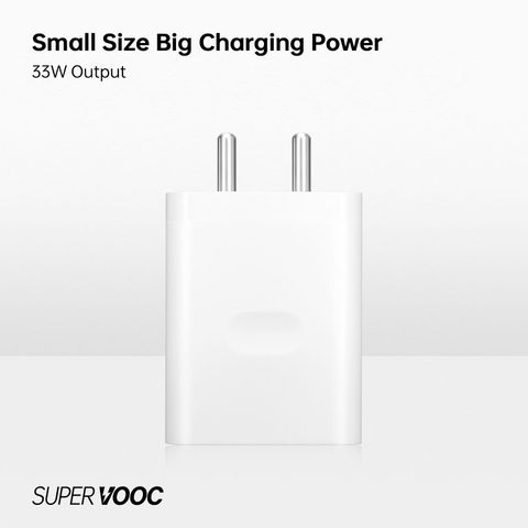 OPPO 33W SuperVOOC 3.4A Wall Charger (White) - Image 7