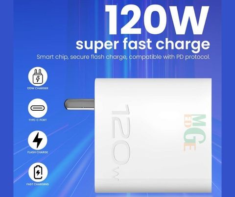 MGEdge 120W Fast Charger with Detachable Cable (White) - Image 6