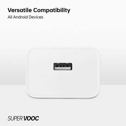 OPPO 33W SuperVOOC 3.4A Wall Charger (White) - Image 8