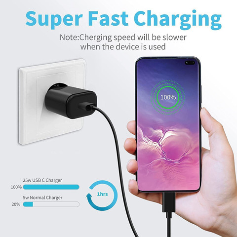 MARS Original 25W USB-C Samsung Galaxy A14 5G Mobile Super Fast PD