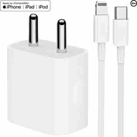 Original Charger Iphone Adapter Watt रोरएक्स 25 Watt Type C - Main Image
