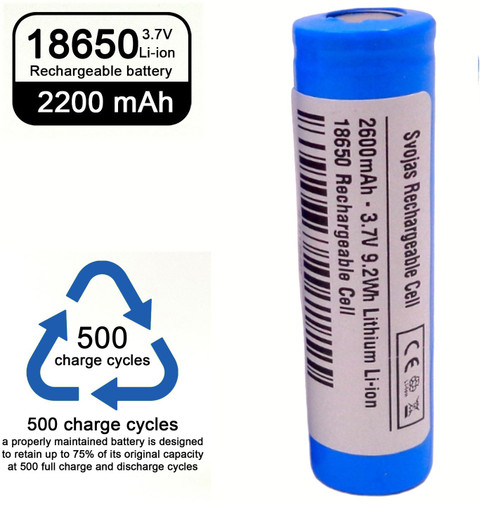 Coast ZX850 Zithion-X Micro-USB Rechargeable Battery for XP9R and XPH30R Lights