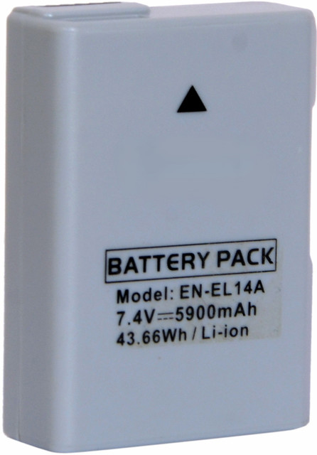 Schsteindar EN-EL14 Rechargeable Pack compatible with Nikon