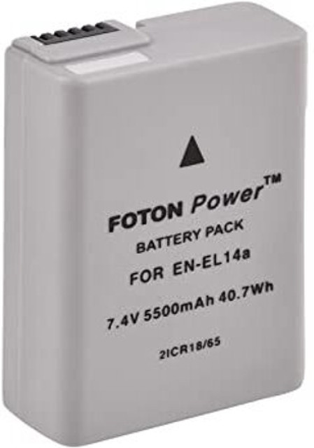 FOTON POWER EN -EL14 Pack for nikon Camera D3100, D3200, D3300
