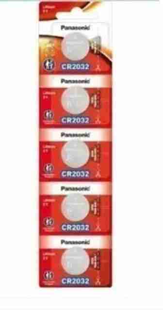 Panasonic CR2032 CAR KEY ORIGINAL (Pack of 5) Battery - Panasonic ...