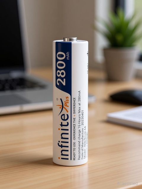 Envie 2800 mAh AA x 4 Infinite Plus High Capacity Ni-MH AA Rechargeable ...