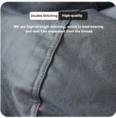 GIGLICK 5XL Premium Imported Soft Vegan Leather Bean Bag with Rectangular  Footrest Cushion Bean Bag Chair With Bean Filling