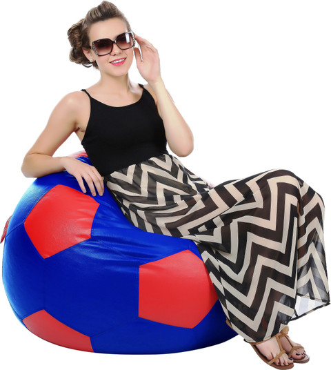 STYLE HOMEZ XXXL Football Bean Bag Bean Bag Chair With Bean
