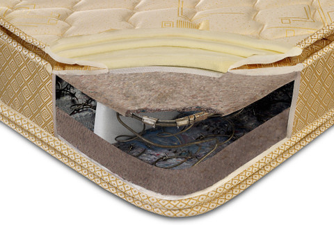 PEPS Restonic Sanibel Pillow Top Beige inch Queen Bonnell Spring