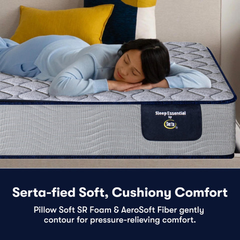 Serta Soft Pillow Top Mattress Pad Serta® Soothing Cool® 3-Inch