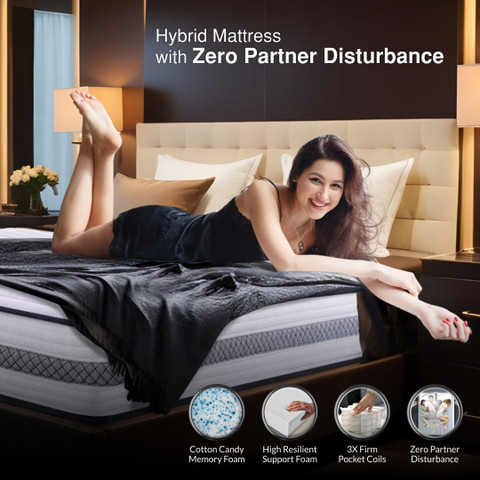 Durfi Pocket Spring inch Single Memory Foam Mattress Price in