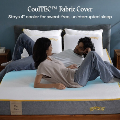 SleepyCat Ultima CoolTEC Medium Soft with AirGen Memory Foam